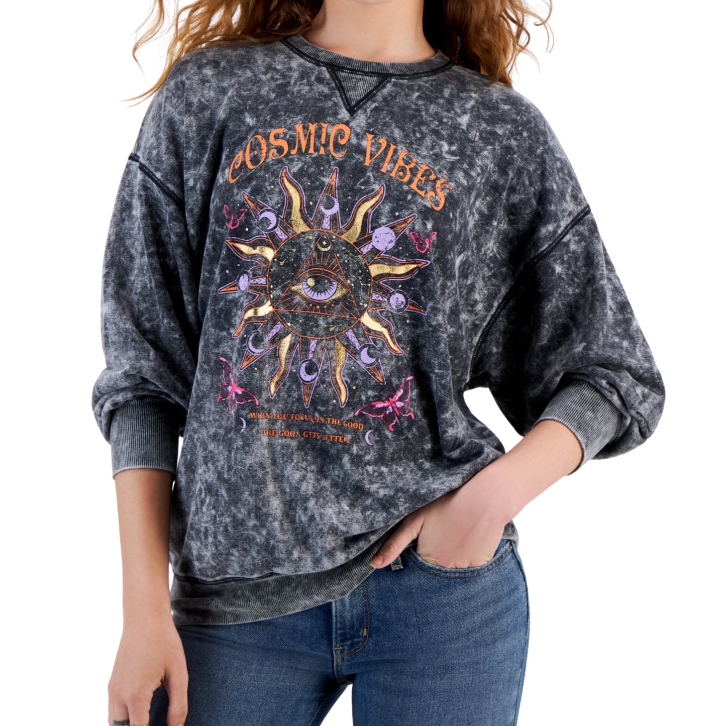 SELF ESTEEM - Cosmic Vibes Crewneck Sweatshirt