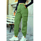 SHEIN - Solid Flap Pocket Cargo Pants