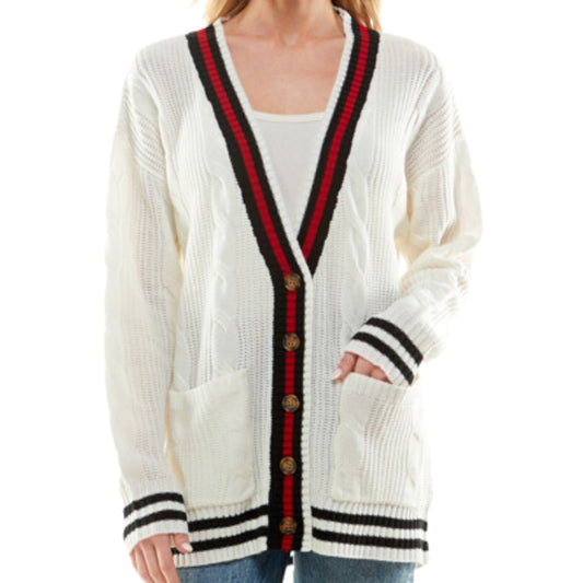 ULTRA FLIRT - Oversized Tipped Cardigan