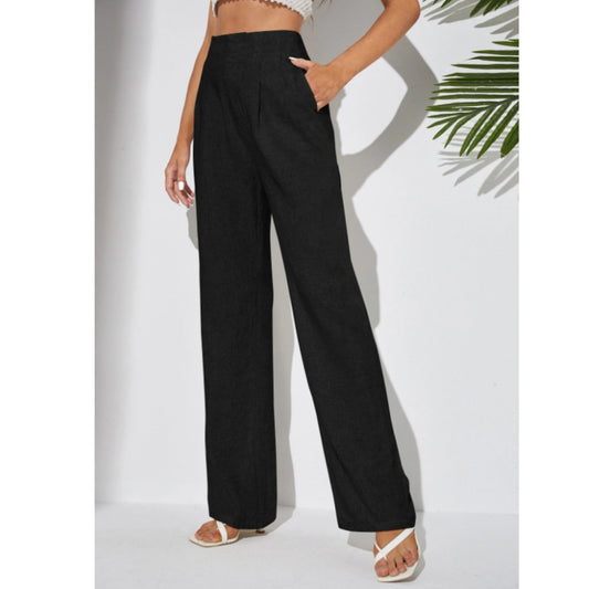 SHEIN - Tall Fold Pleated Straight Leg Pants