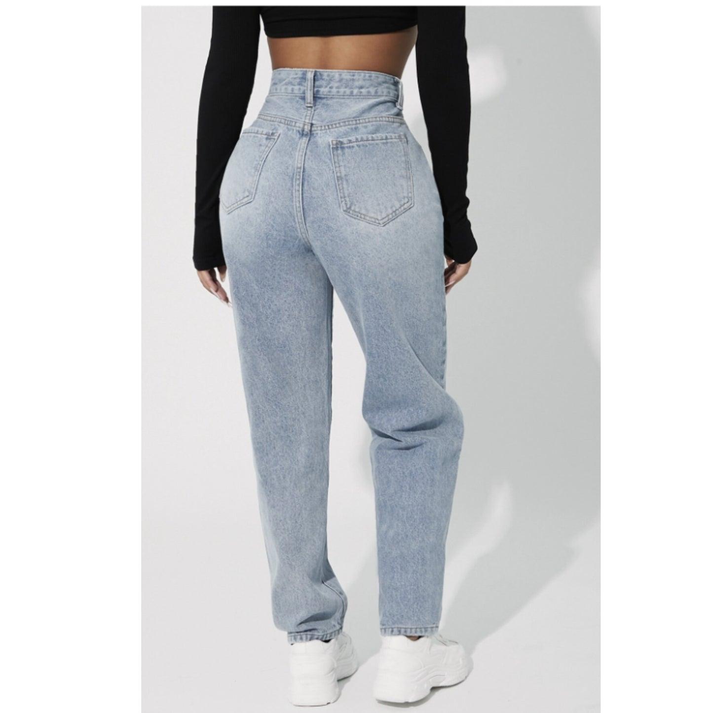 SHEIN - PETITE Women Jeans Thickened Denim