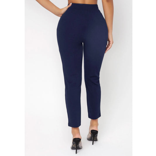 SHEIN - PETITE High Waist Double Button Skinny Cropped Pants