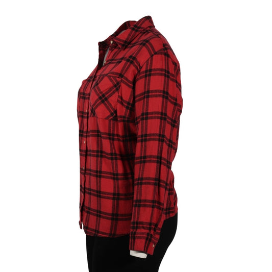 A.N.A Womens Tops XXXL / Red A.N.A - Plaid Open Top