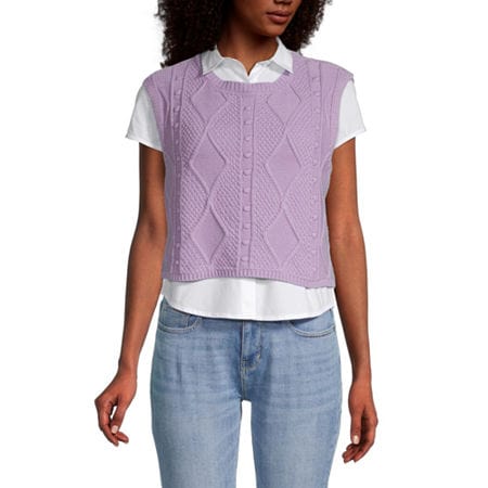 A.N.A Womens Tops A.N.A - Round Neck Sweater Vest