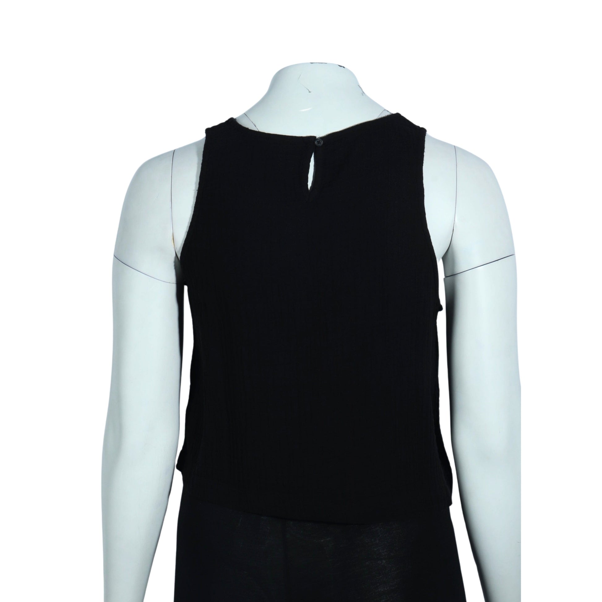 A.N.A Womens Tops L / Black A.N.A - Sleeveless Crewneck Tank Top