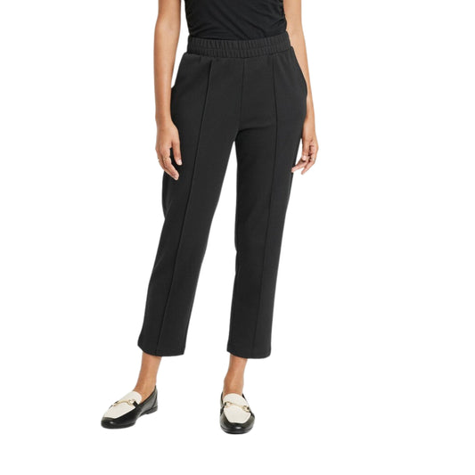 A NEW DAY Womens Bottoms XS / Black A NEW DAY - High-Rise Regular Fit Tapered Ankle Knit Pants