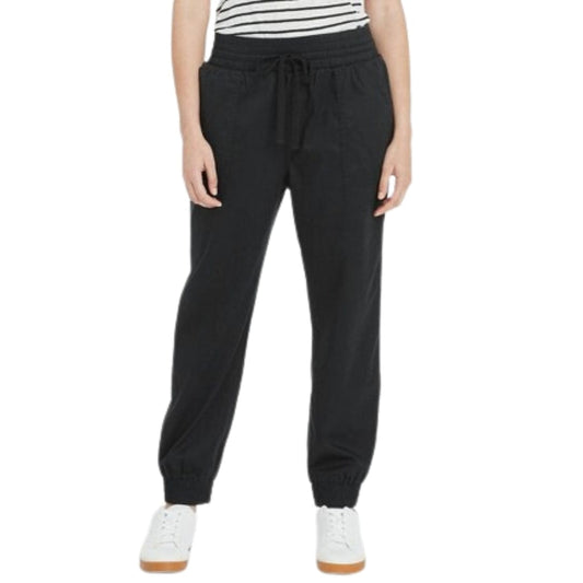 A NEW DAY Womens Bottoms S / Black A NEW DAY - High-Rise Woven Ankle Jogger Pants