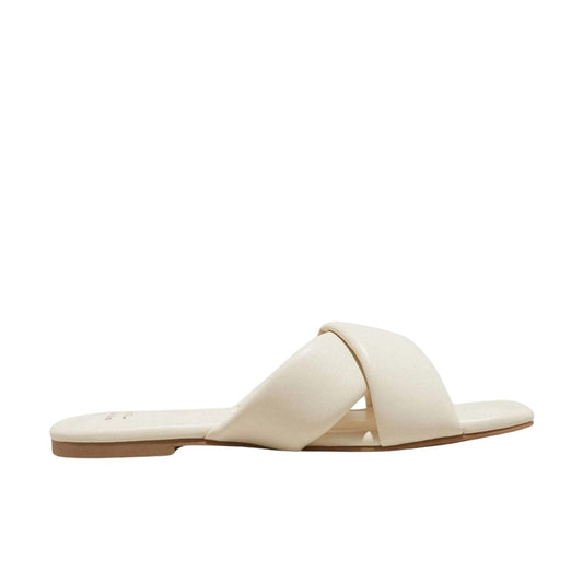 A NEW DAY Womens Shoes 38.5 / Off-White A NEW DAY - Lisa Slide Sandals