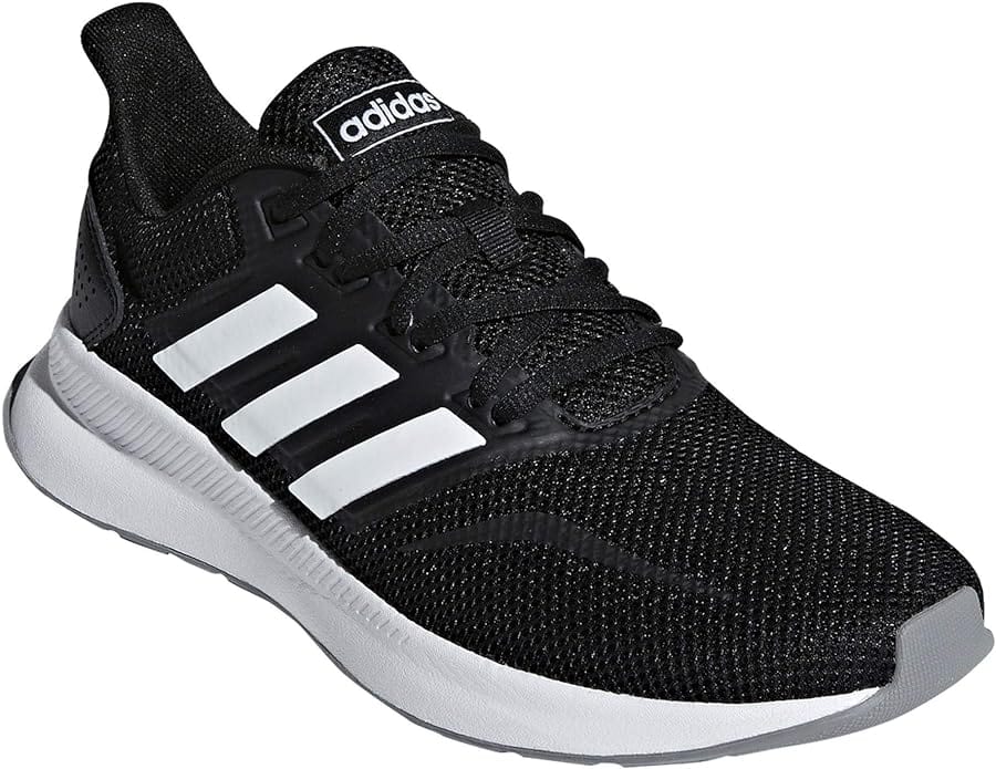 ADIDAS Athletic Shoes 38.5 / Black ADIDAS - Falcon Running Sneakers