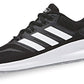 ADIDAS Athletic Shoes 38.5 / Black ADIDAS - Falcon Running Sneakers