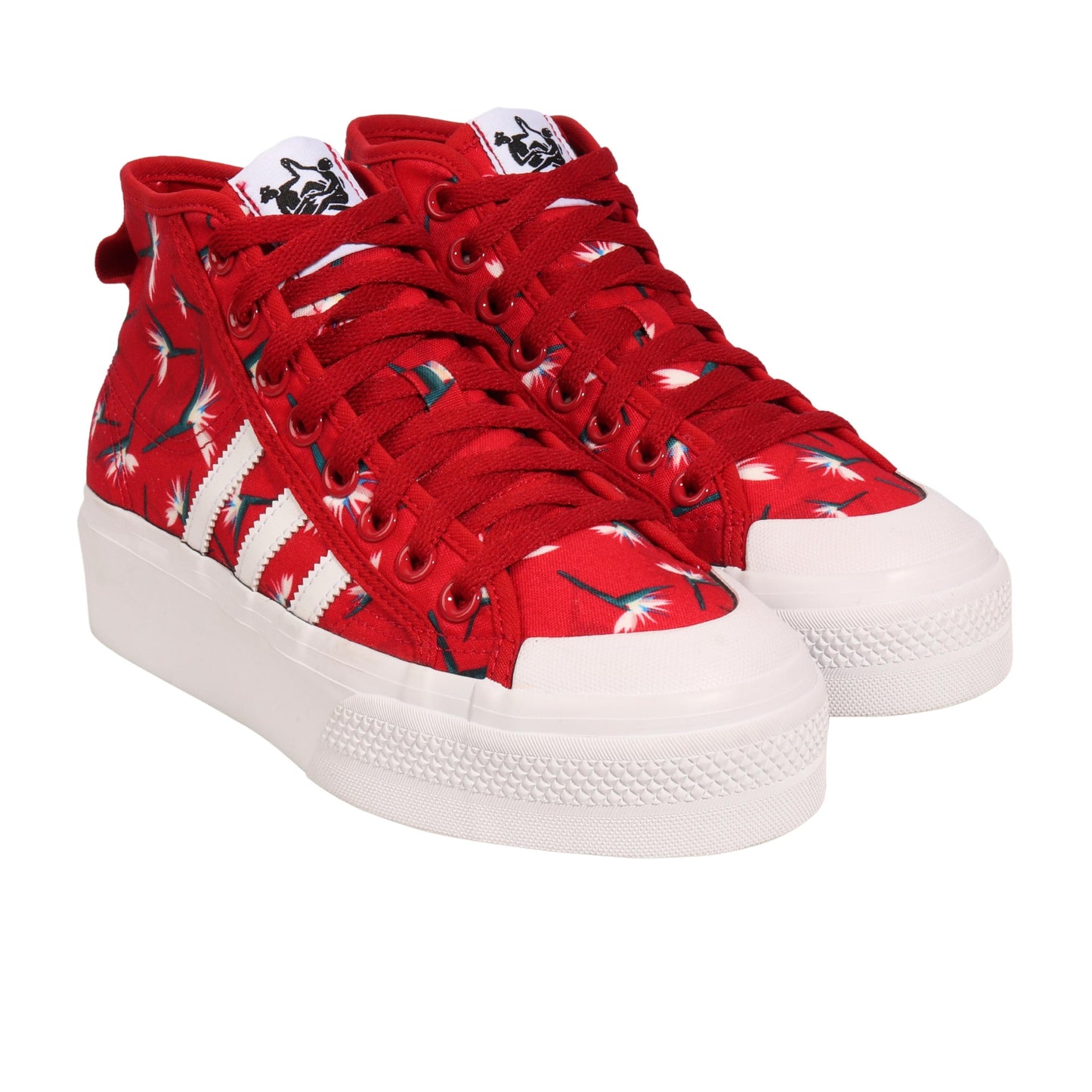 ADIDAS Athletic Shoes 38.5 / Red ADIDAS - Nizza Platform Mid Thebe Madudu Casual Shoes