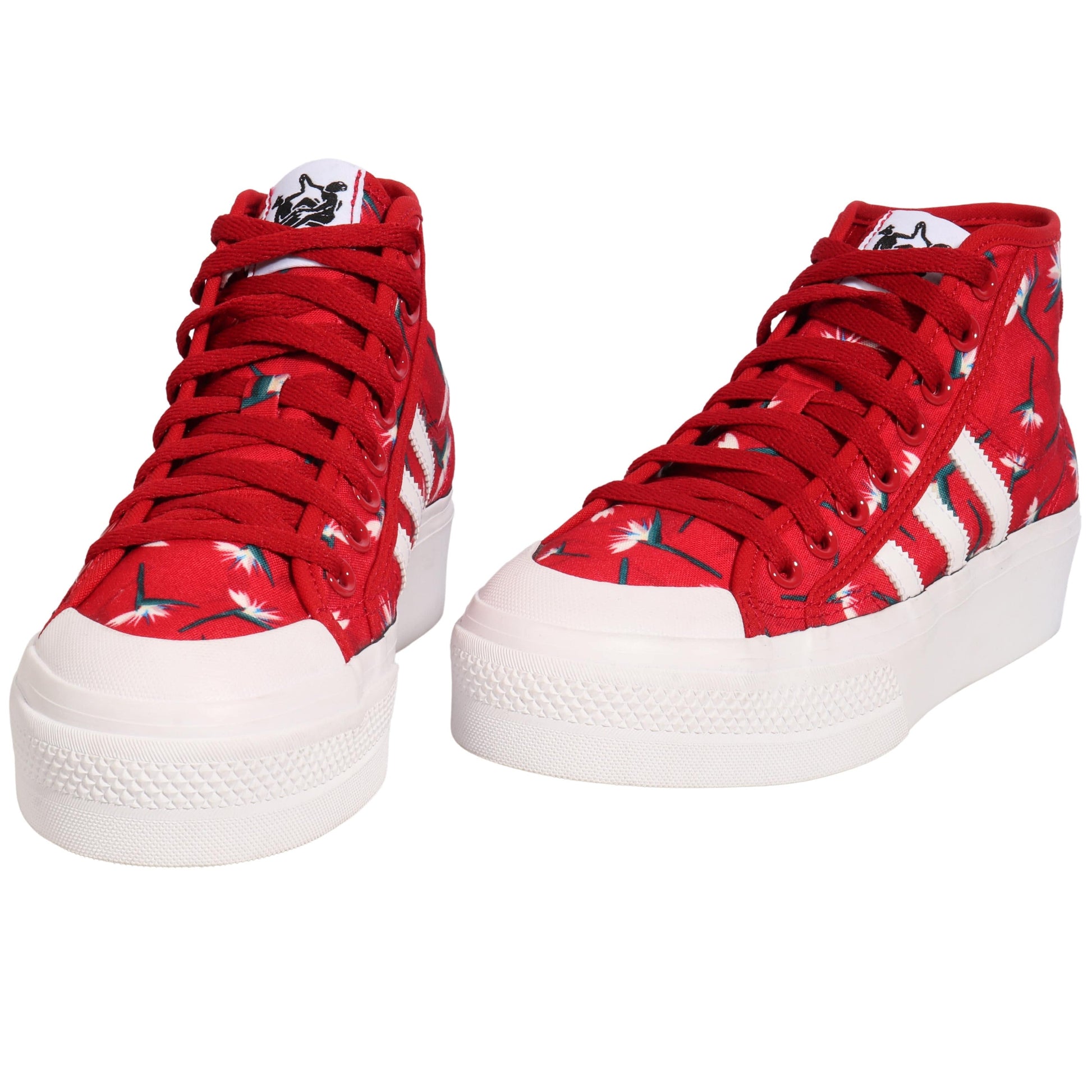 ADIDAS Athletic Shoes 38.5 / Red ADIDAS - Nizza Platform Mid Thebe Madudu Casual Shoes
