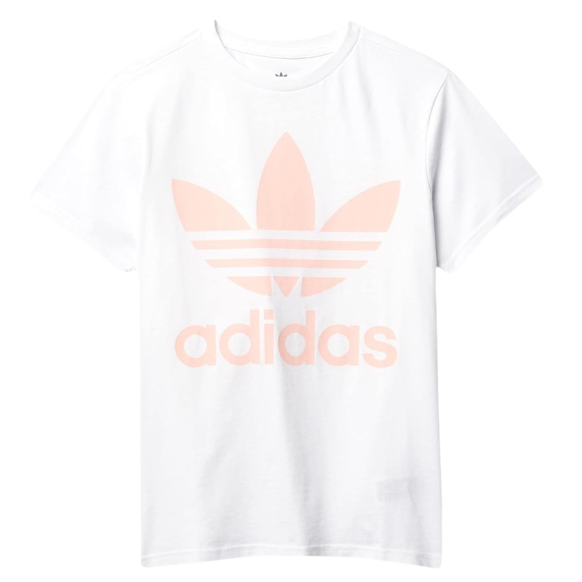 ADIDAS Girls Tops L / White ADIDAS - Kids -  Girls Trefoil Tee