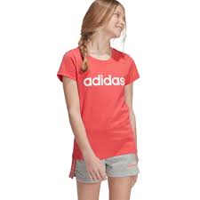 ADIDAS Girls Tops M / Coral ADIDAS -  Training T-Shirt