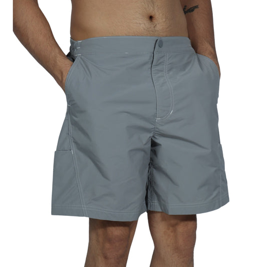 ADIDAS Mens Bottoms M / Grey ADIDAS - Zipper Shorts