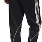 ADIDAS Mens sports M / Black ADIDAS - Blocked Polytrico Track Pant