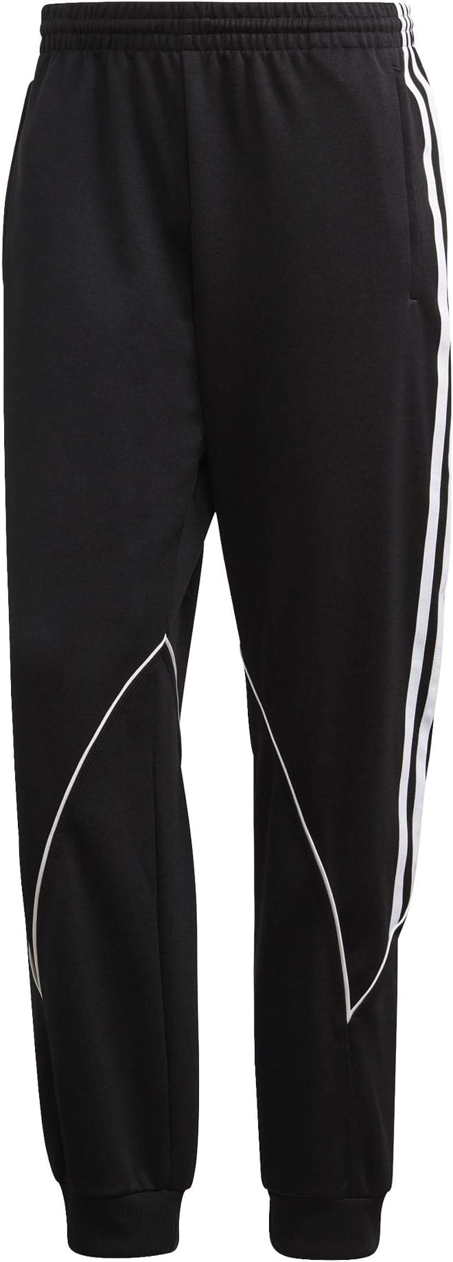 ADIDAS Mens sports M / Black ADIDAS - Blocked Polytrico Track Pant