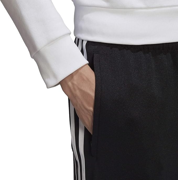 ADIDAS Mens sports M / Black ADIDAS - Blocked Polytrico Track Pant