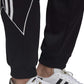 ADIDAS Mens sports M / Black ADIDAS - Blocked Polytrico Track Pant