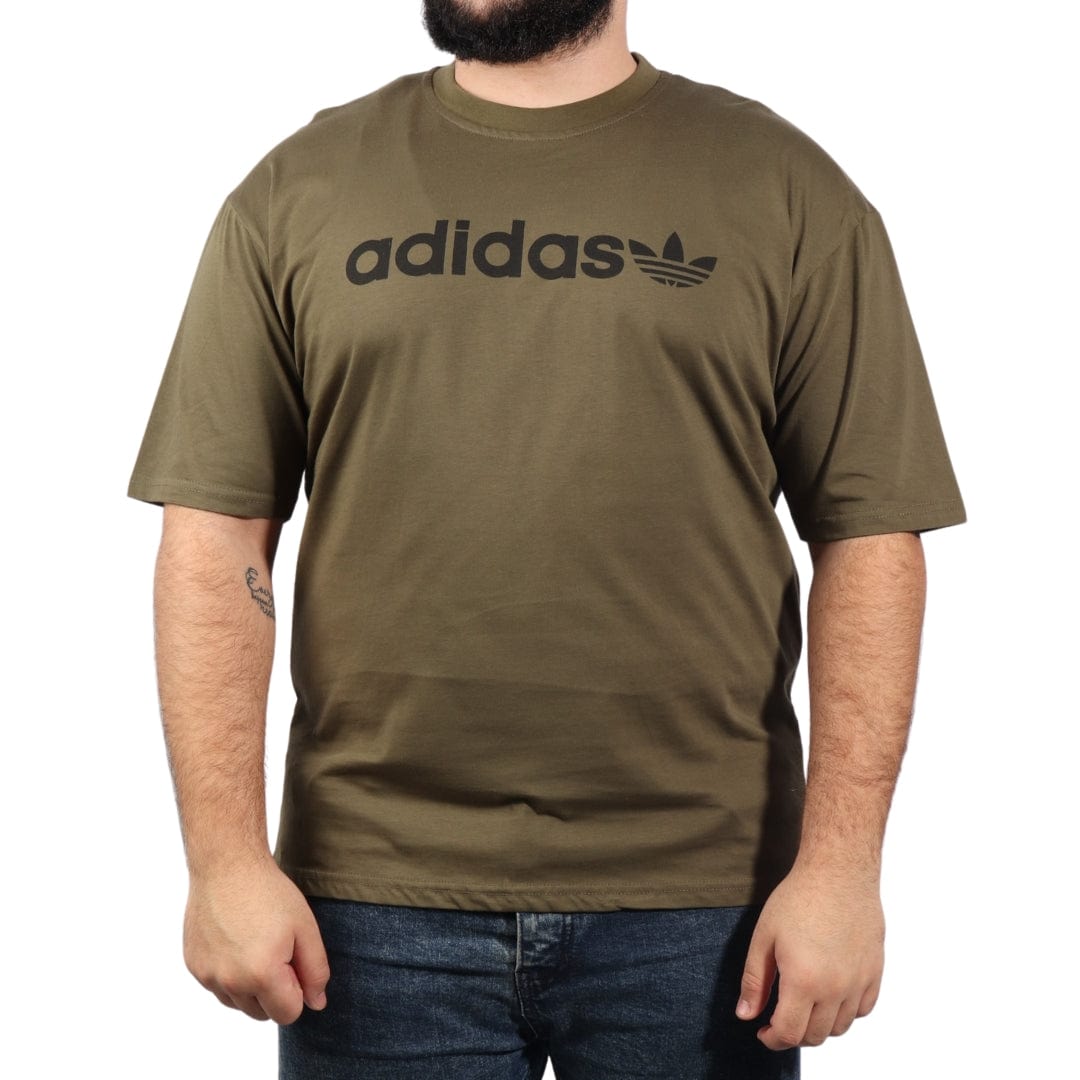 ADIDAS Mens sports XL / Green ADIDAS - Printed T-Shirt