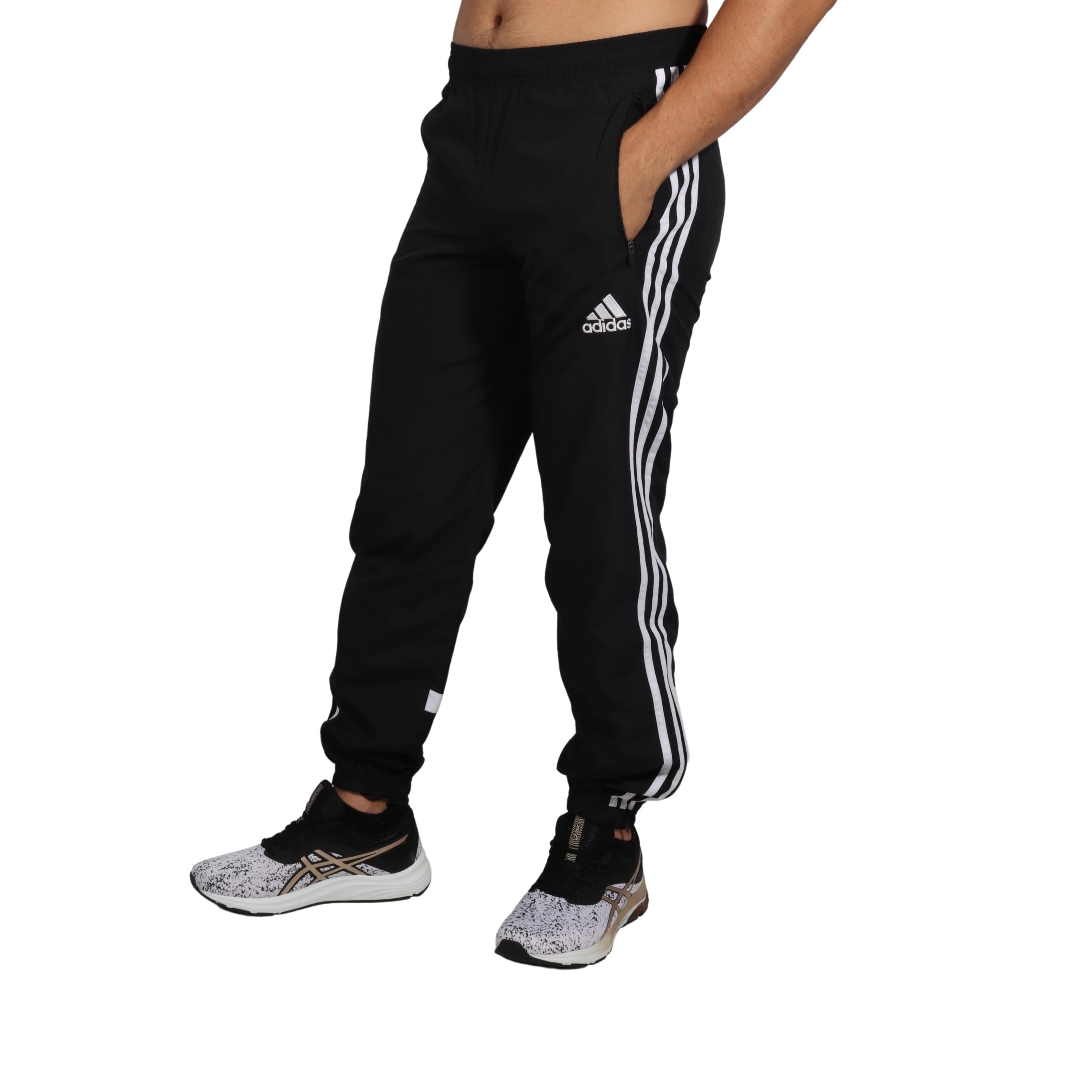 Adidas gym pants discount men