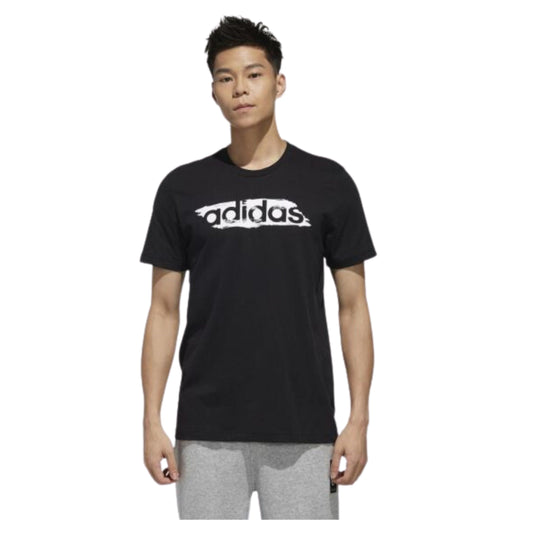ADIDAS Mens Tops M / Black ADIDAS - BrushStroke T-Shirt