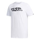 ADIDAS Mens Tops M / White ADIDAS - BrushStroke T-Shirt