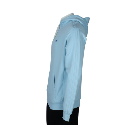 ADIDAS Mens Tops M / Light blue ADIDAS - Cotton drawstring hoody