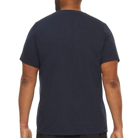 ADIDAS Mens Tops XXXXL / Navy ADIDAS - Crew Neck Short Sleeve Athletic Fit Graphic T-Shirt