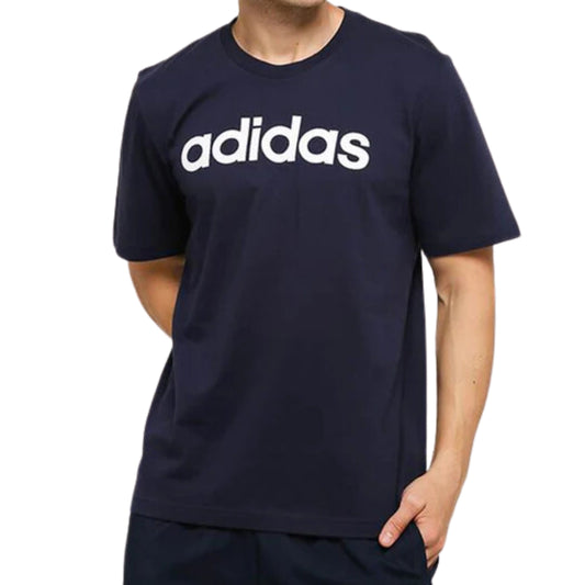 ADIDAS Mens Tops M / Navy ADIDAS -  Lin Tee Sports Stylish Short Sleeve