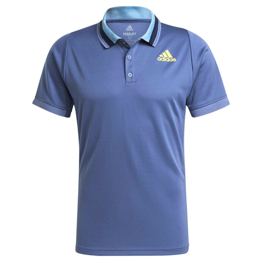 ADIDAS Mens Tops M / Blue ADIDAS -  Polo T Shirt Freelift Primeblue