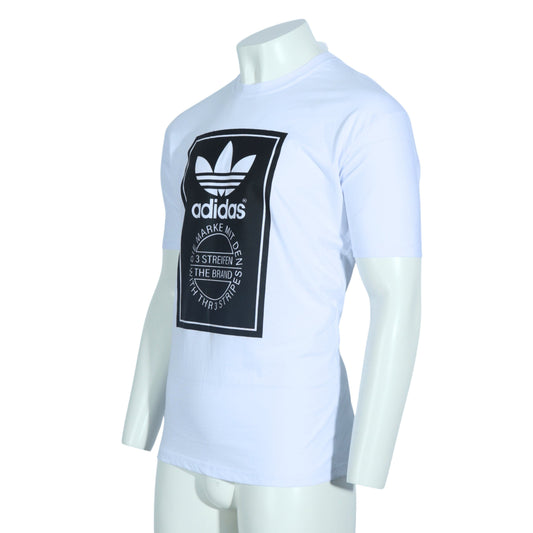 ADIDAS Mens Tops M / White ADIDAS - Short Sleeve T-shirt