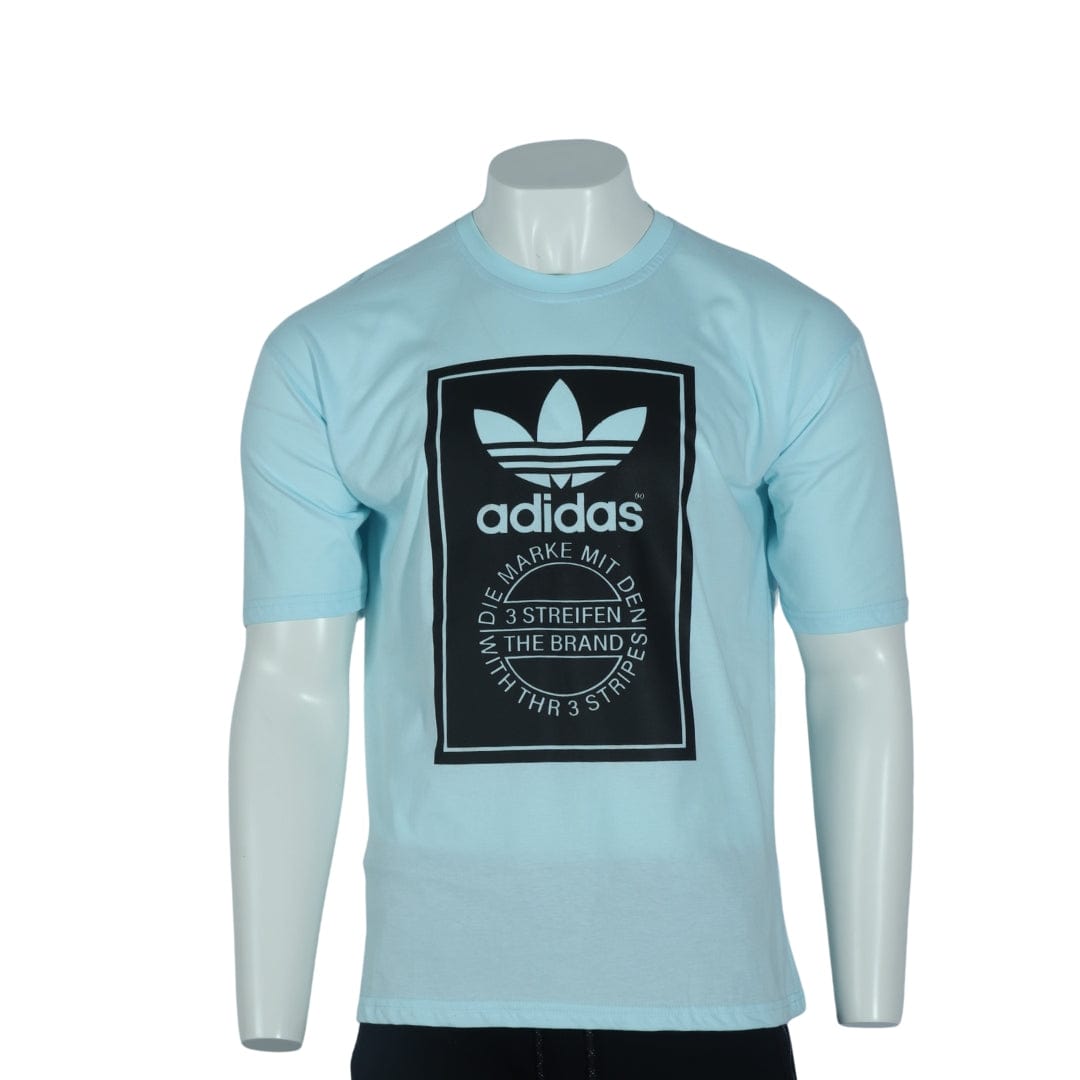 ADIDAS Mens Tops XL / Blue ADIDAS - Short Sleeve T-shirt