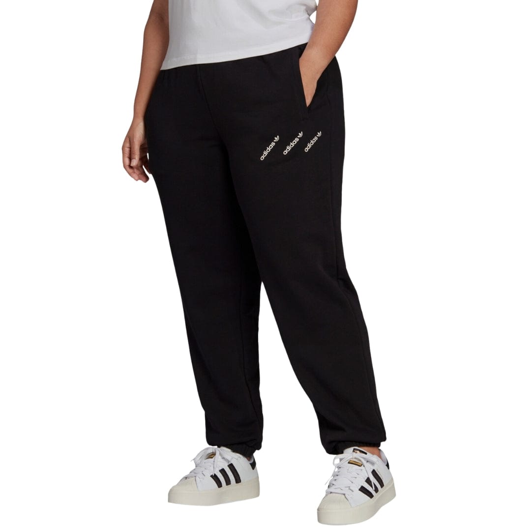 ADIDAS Womens Bottoms XXXL / Black ADIDAS - Plus Size Track Pants