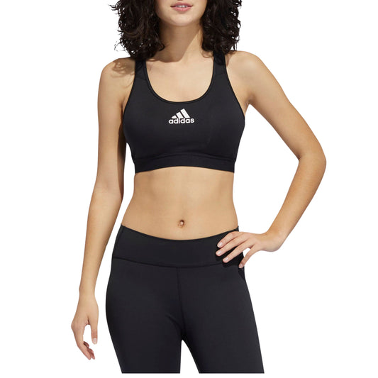ADIDAS Womens sports XS / Black ADIDAS - Don T Rest Alphaskin Black Polyester Padded Sports Bra