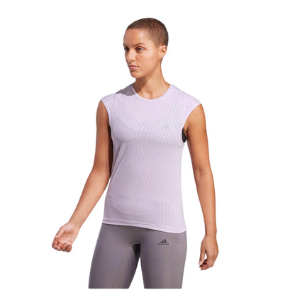 ADIDAS Womens sports S / Purple ADIDAS - Fast T-Shirt