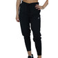 ADIDAS Womens sports S / Black ADIDAS - Woven Lightweight Sweatpants