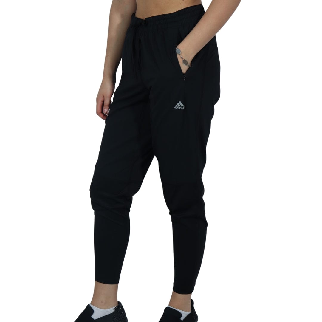 ADIDAS Womens sports S / Black ADIDAS - Woven Lightweight Sweatpants