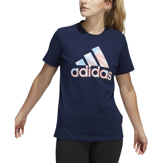 ADIDAS Womens Tops S / Navy ADIDAS -  Americana Logo T-Shirt