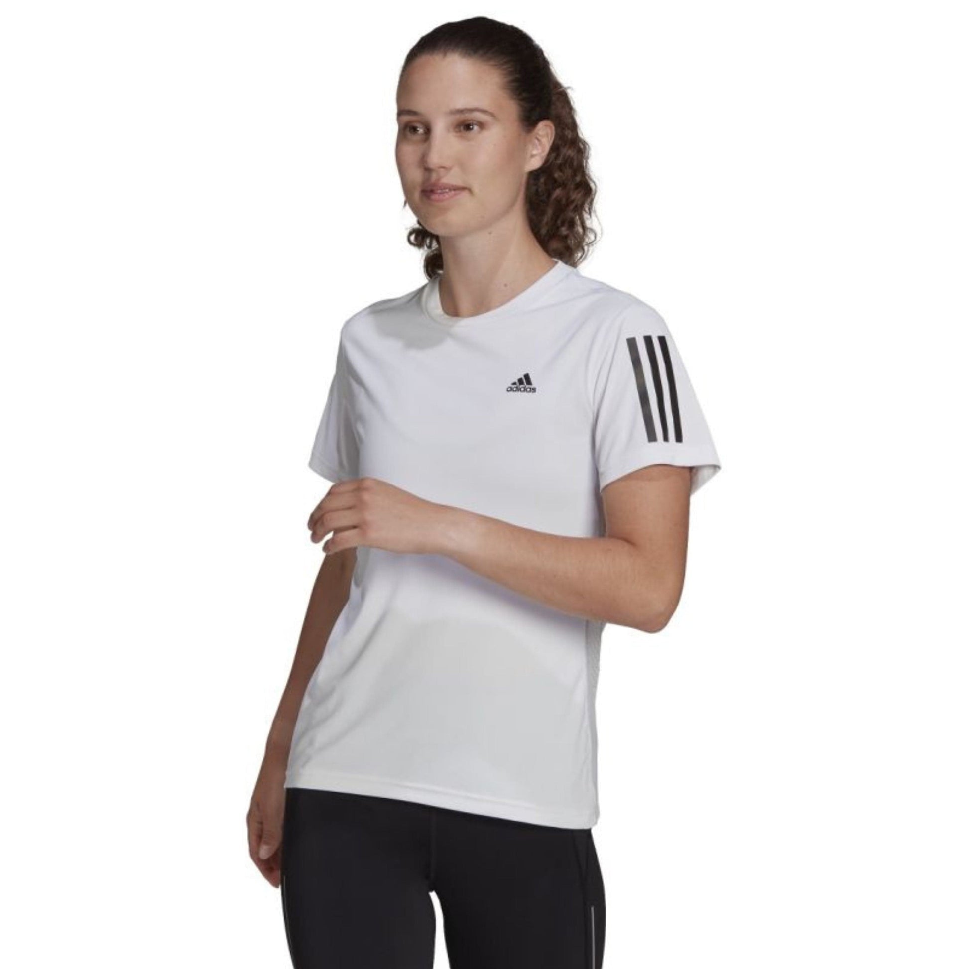 ADIDAS Womens Tops S / White ADIDAS -   Own The Run Tee