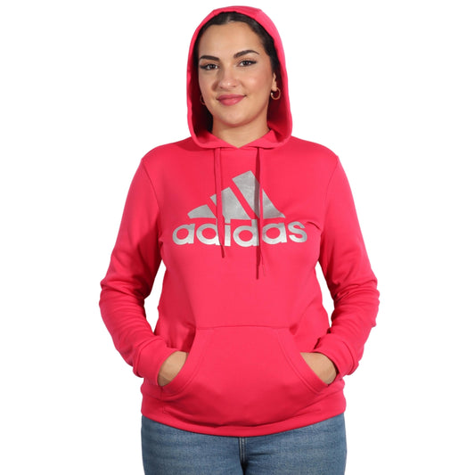 ADIDAS Womens Tops S / Pink ADIDAS - Silver Logo Front Print