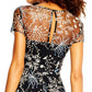 ADRIANNA PAPELL Womens Dress ADRIANNA PAPELL -  Embroidered Fit & Flare Party Dress