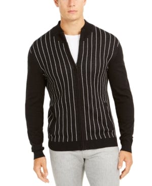 ALFANI Mens Jackets M / Black ALFANI - Cardigan Sweater