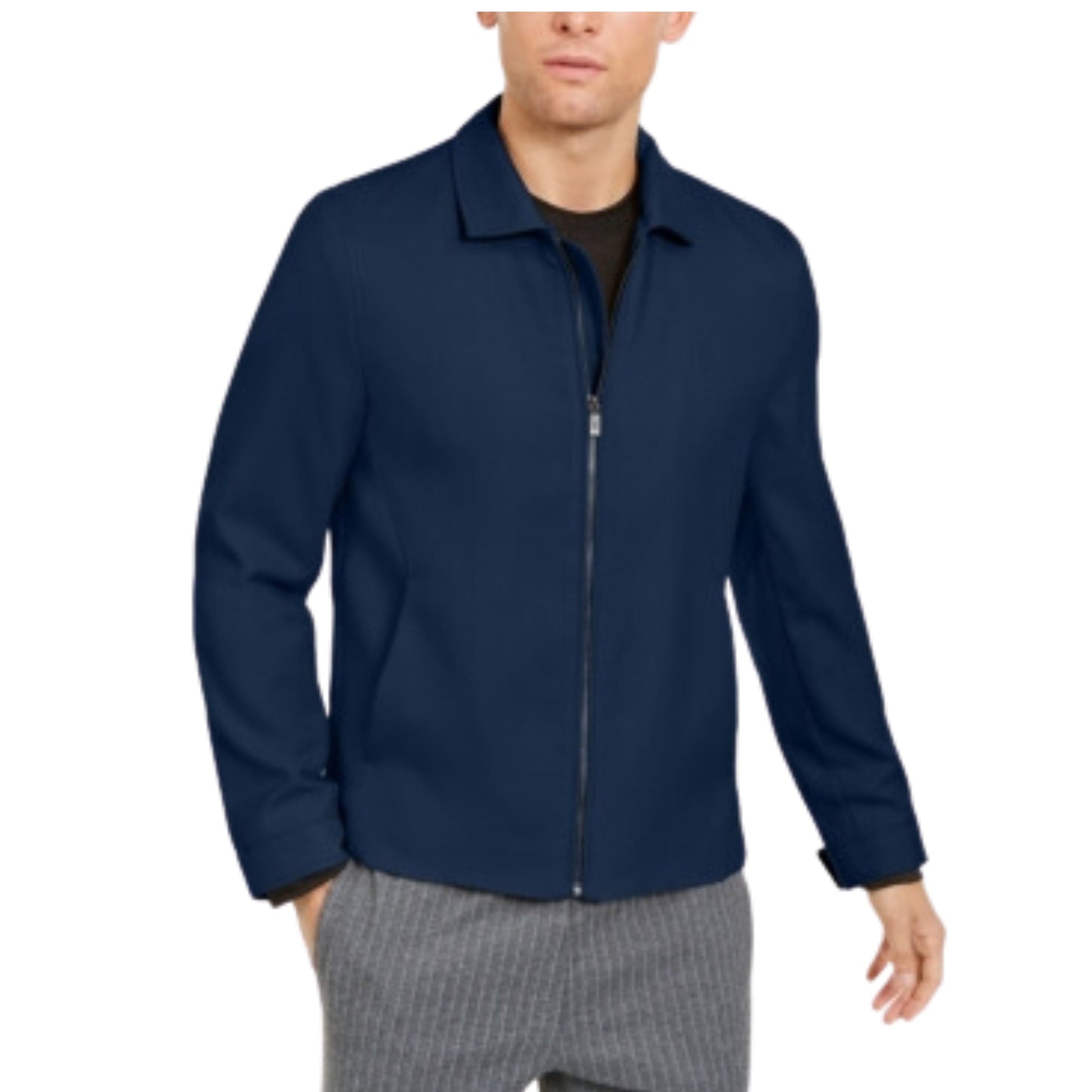 ALFANI Mens Jackets M / Navy ALFANI - Mens Blue Zip up Jacket