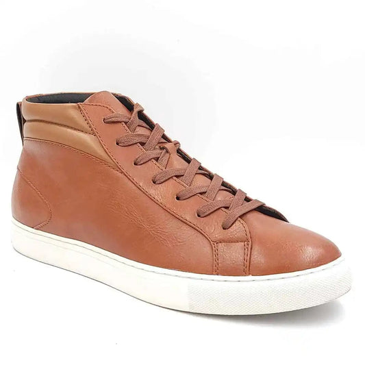 ALFANI Mens Shoes 41.5 / Brown ALFANI - Jensen Mid-Top Sneaker