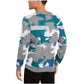 ALFANI Mens Tops S / Multi-Color ALFANI -  Green Heather Long Sleeve Crew Neck