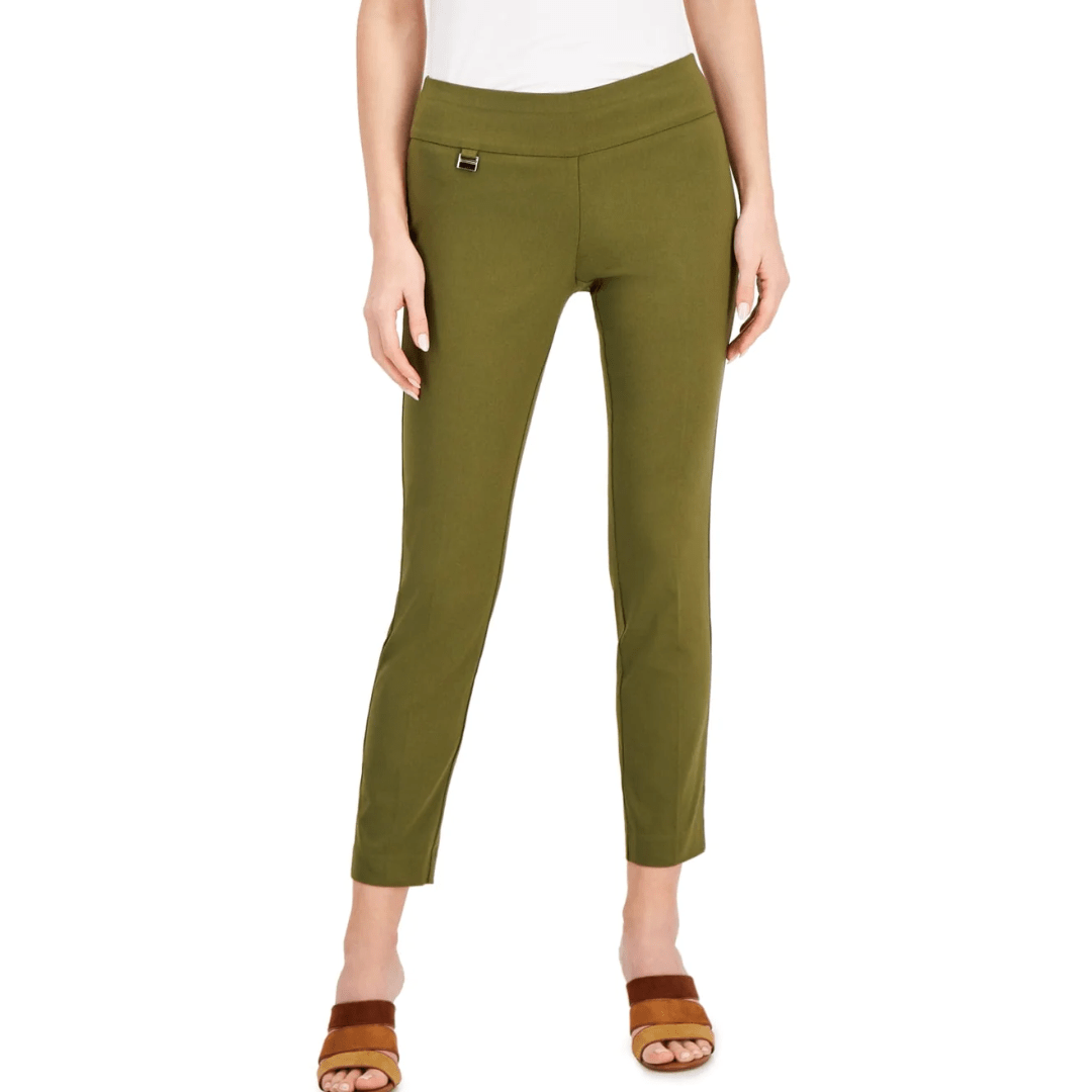 ALFANI Womens Bottoms L / Green ALFANI - Petite Ankle Pants