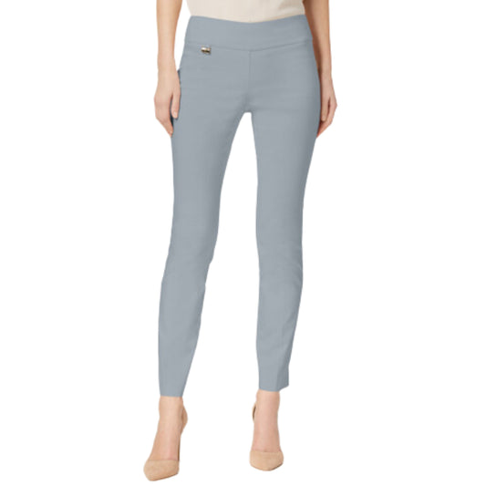 ALFANI Womens Bottoms Petite L / Grey ALFANI -  Tummy-Control Pull-on Skinny Pants