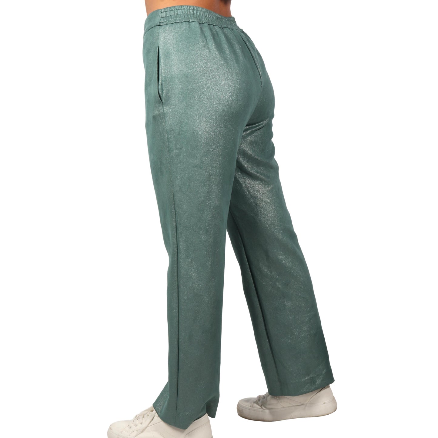 ALFANI Womens Bottoms M / Green ALFANI - Velvet Women Pant