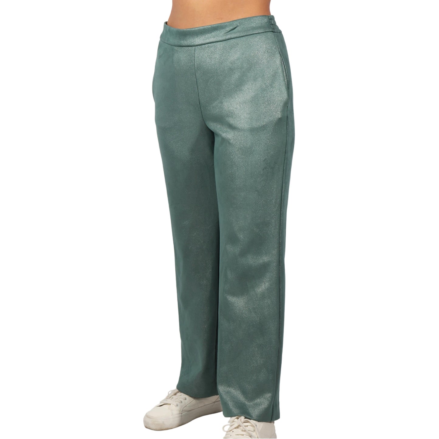 ALFANI Womens Bottoms M / Green ALFANI - Velvet Women Pant